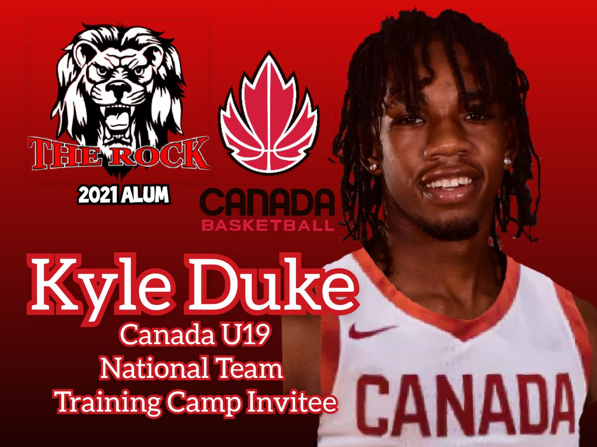 The Rock Hoops (@therockhoops) on Twitter photo Congratulations to The Rock School <a href="/TheRockHoops/">The Rock Hoops</a> 2021 Graduate 6'3 PG Kyle Duke <a href="/KyleDukePG/">Kyle Duke</a> for being Invited to Canada Basketball <a href="/CanBball/">Canada Basketball</a> U19 National Team Training Camp. Go get it 🔥💯 <a href="/AmeriCup/">FIBA AmeriCup</a> <a href="/FIBA/">FIBA Basketball</a> <a href="/ncatmbb/">NC A&T Men’s Basketball</a> <a href="/prephoopsfl/">Prep Hoops Florida</a> <a href="/HoopExchange/">Scott Golden</a> <a href="/BTS_Report/">Baseline To Sideline(Ωψφ)</a> <a href="/FloridaHoops/">Florida Hoops</a> <a href="/canadahoops/">Steve M</a> Congratulations to The Rock School <a href="/TheRockHoops/">The Rock Hoops</a> 2021 Graduate 6'3 PG Kyle Duke <a href="/KyleDukePG/">Kyle Duke</a> for being Invited to Canada Basketball <a href="/CanBball/">Canada Basketball</a> U19 National Team Training Camp. Go get it 🔥💯 <a href="/AmeriCup/">FIBA AmeriCup</a> <a href="/FIBA/">FIBA Basketball</a> <a href="/ncatmbb/">NC A&T Men’s Basketball</a> <a href="/prephoopsfl/">Prep Hoops Florida</a> <a href="/HoopExchange/">Scott Golden</a> <a href="/BTS_Report/">Baseline To Sideline(Ωψφ)</a> <a href="/FloridaHoops/">Florida Hoops</a> <a href="/canadahoops/">Steve M</a>