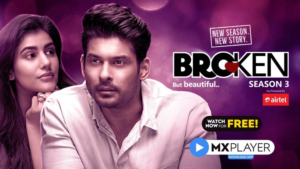 Watch this beautiful story of two broken hearts. #BrokenButBeautiful3, now streaming free only on @mxplayer: bit.ly/BrokenButBeaut… #BrokenButBeautiful3OnMX