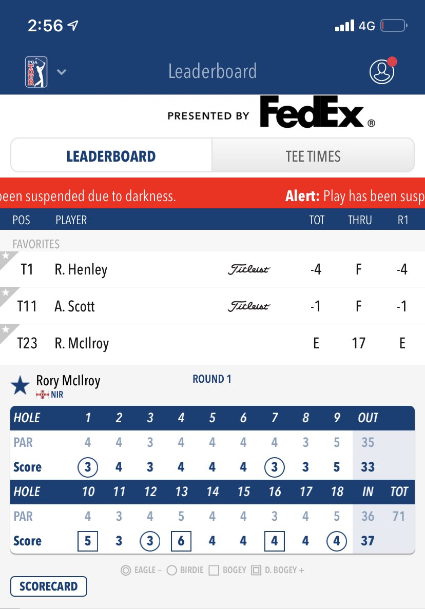 polsly's tweet photo. How good is the ⁦@PGATOUR⁩ app 🤦🏼‍♂️⁦@NoLayingUp⁩ https://t.co/002Cafy0lo