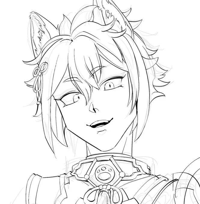 the dog cat boy is next ,,, #GenshinImpact #gorou 