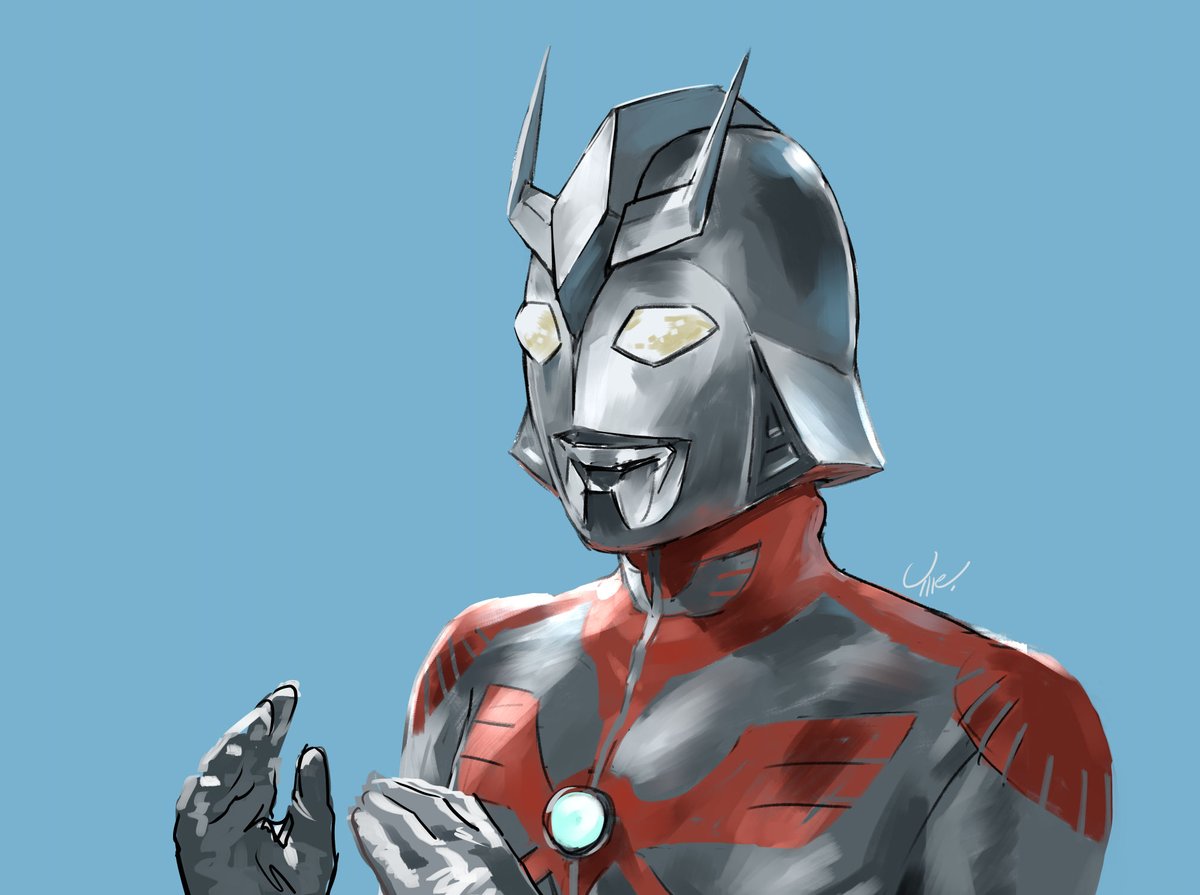 「ウルトラに関して真面目な過去絵がほとんどないです反省しています 」|umegrafix梅野隆児(ウメグラ)のイラスト