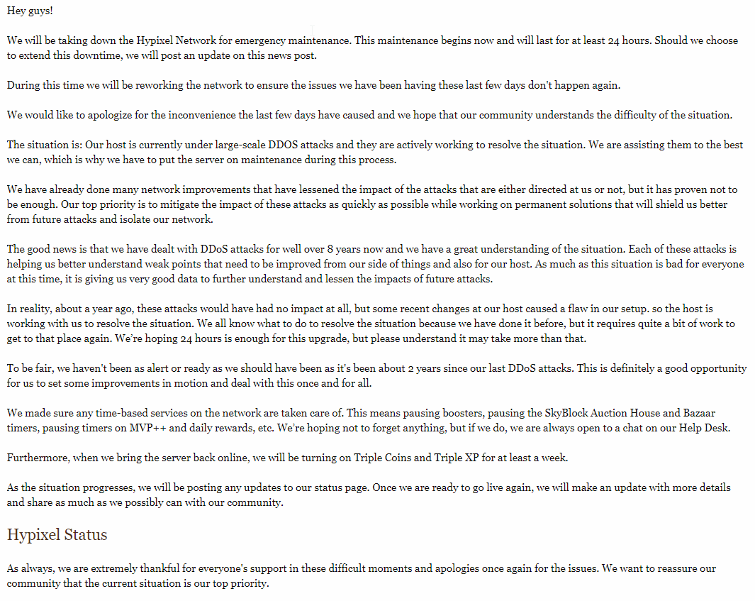 The Hypixel Scoop (@HypixelScoop) / Posts / X