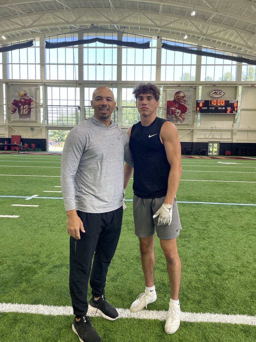 Truly honored to be invited to workout with you @CoachDailey_A6O Amazing culture. @CoachJeffHafley @JoeSuIlivan @CoachCibene See you all tomorrow @ESAofNewEngland #dowork
