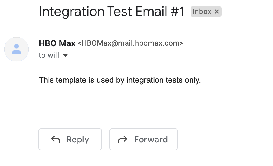iamwillpowell's tweet photo. @hbomax It worked! I got your test email and I guess everyone else did too. LOL, I couldn't resist. As a developer, it is important to test in production sometimes to keep yourself humble. https://t.co/7kDW41WxV2