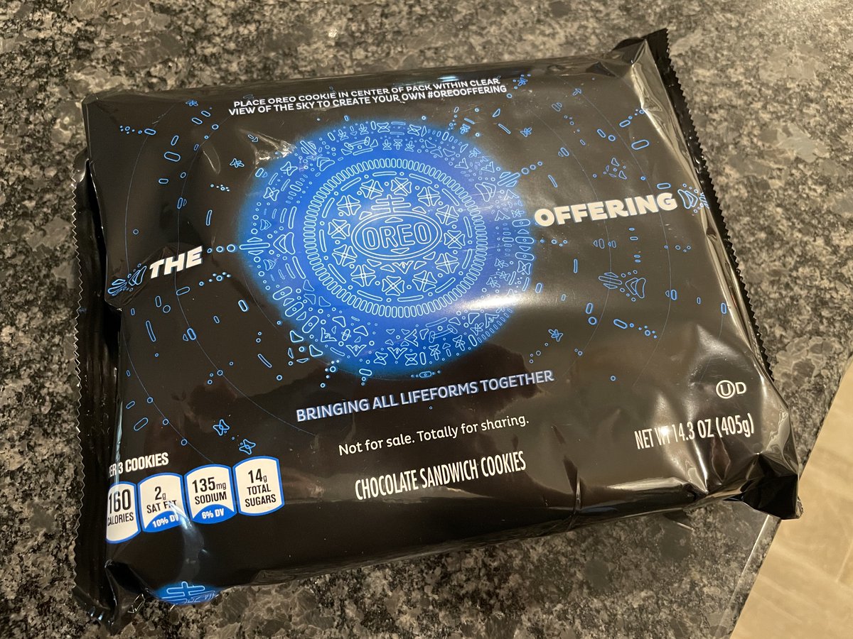 jtinch's tweet photo. Got my #OREOOffering @PTFilm https://t.co/sOlafuat3d