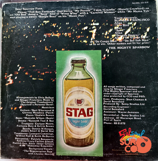 elsurcoEC's tweet image. The Mighty Sparrow - Boogie Beat ‘77 elsurco.ec/app/disco-de-v…
.
#TheMightySparrow #Funk #regalosdiadelpadre #felizdíapapá #papá #padre #vinylcollector #Rock #Funk #Disco #Soul #Electróni...