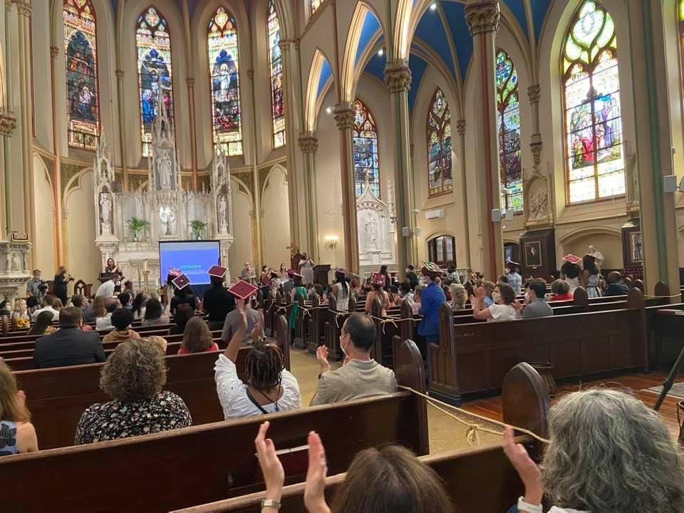CaedmonHead's tweet photo. Congrats to the amazing #CaedmonGrade5, as they write #TheCaedmonStory at their graduation! #CaedmonCreativity #CaedmonCourage #CaedmonCapability https://t.co/3MRT0bjdUd
