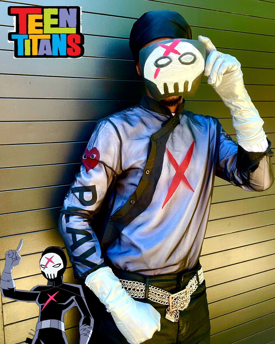 moodbytai's tweet photo. “Cmon kids, X marks the spot”

Day 17: Red X 
#CosTOONJune #RoyalTai #CoutureCosplay #RedX #TeenTitans #Robin #PasLeMode #CartoonNetwork #CDG #commedesgarcons https://t.co/souhKvDXH0