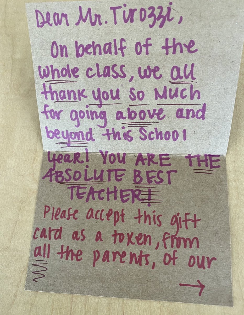 Tirozzi5's tweet photo. Last day of school!  Feeling fortunate to have had such an amazing group of students and families this year!  
#summerbreak
#bittersweet https://t.co/1bdV9449Va