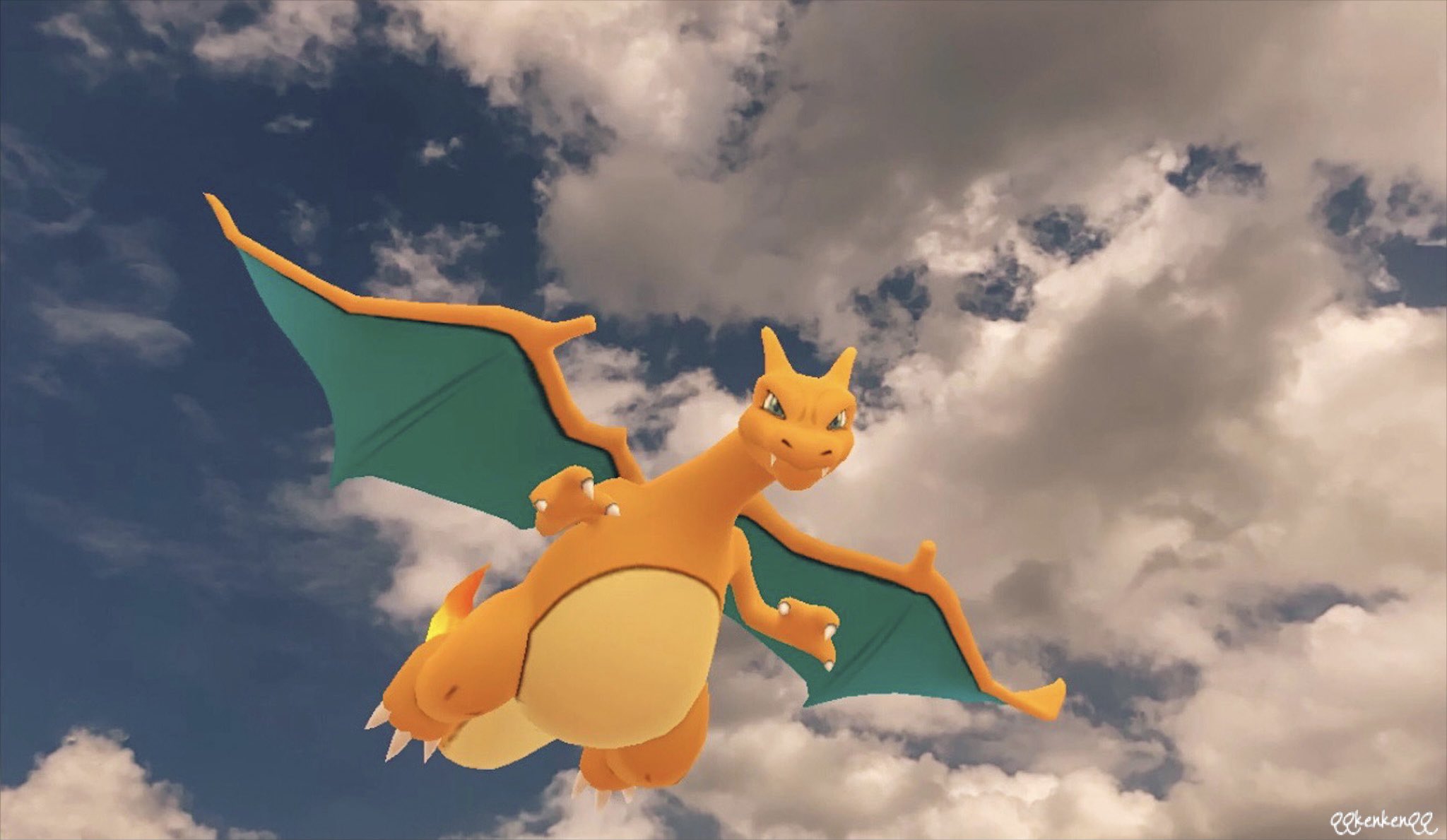 Kenken 在 Twitter 上 リザードン そらをとぶ リザードン Charizard そらとくもとポケモンと Pokemongo Gosnapshot T Co A6wr5lr8fs Twitter
