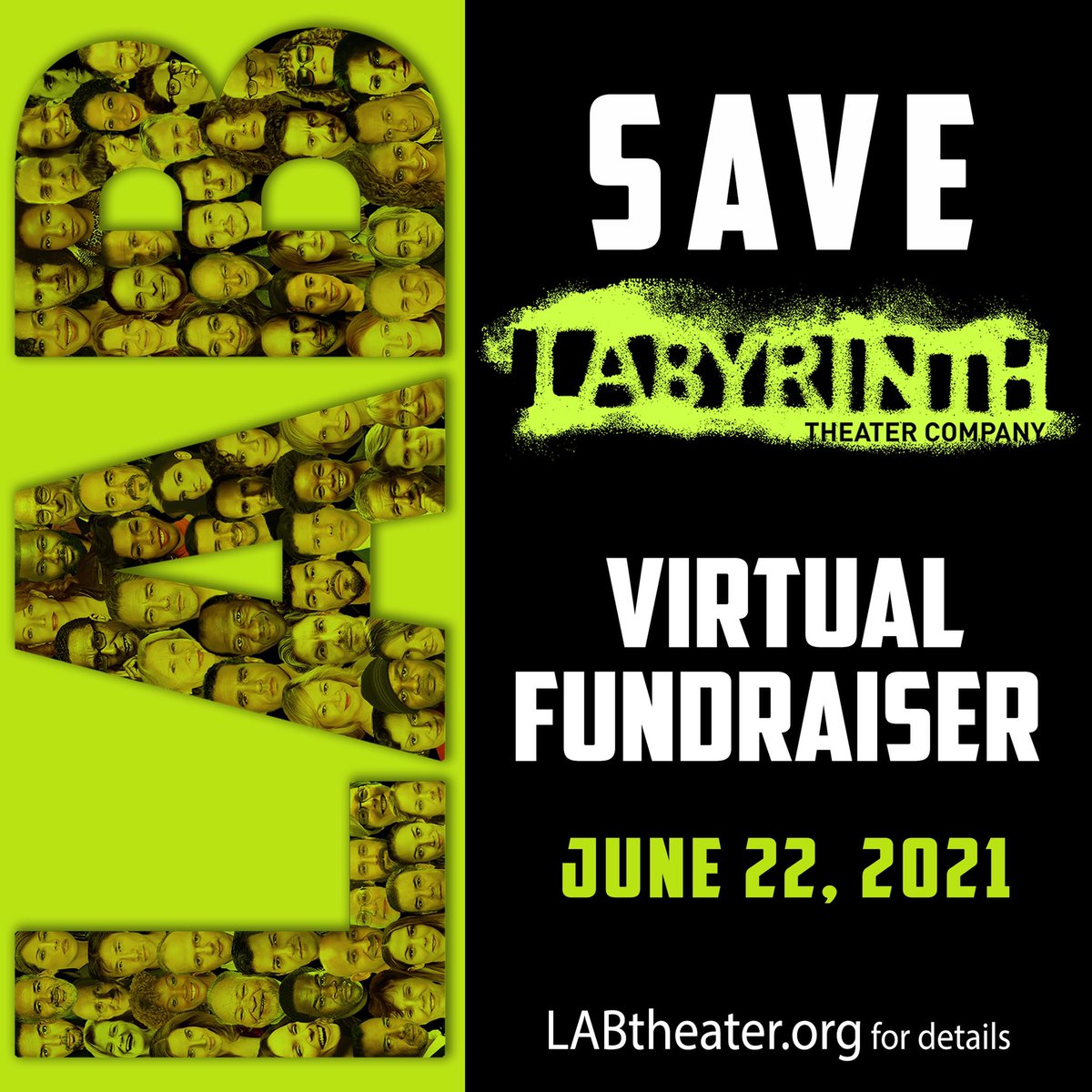 LABTheaterCo's tweet image. All-star virtual fundraiser streaming free Tuesday night! @Alancumming, Bobby Cannavale, @quiethandfilms @daphnerubinvega  @AnnaChlumsky and many more tell their favorite theater stories. Help get us to our 75k goal. We’re at 50k and counting. Thanks to all who have given!