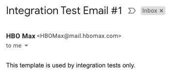 jrizio's tweet photo. Good news @hbomax your most recent integration test seems to have worked successfully. https://t.co/yliMi0Pwx5