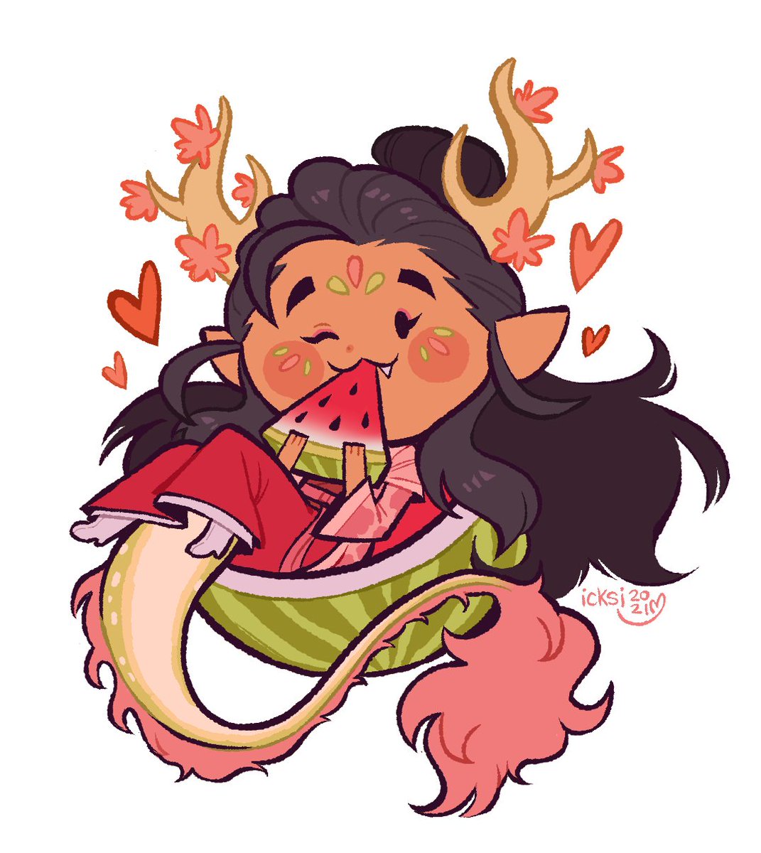 Just got an incredible commission of Waiyuu from <a href="/icksi/">rebranded</a> !!!!!! 🥺🥺🥺