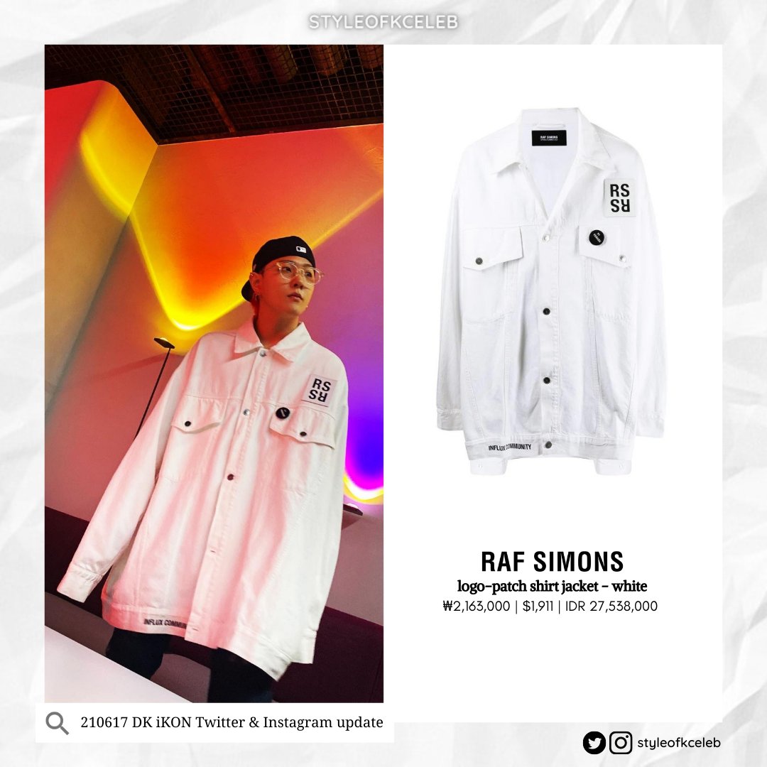 styleofkceleb's tweet photo. 210617 DK iKON Twitter & Instagram update
RAF SIMONS - logo-patch shirt jacket
$1,911
π· https://t.co/sT680BfBEy
#iKON #μμ΄μ½
#DK #Donghyuk #κΉλν #λν
#Styleof_DKiKON #Styleof_iKON https://t.co/o5caXiJAxJ