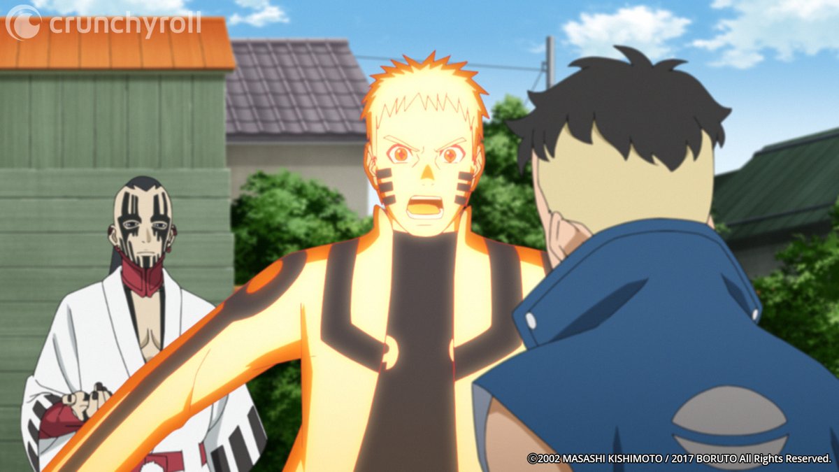 Boruto_EN's tweet photo. It's a Hokage's job to protect everyone! https://t.co/Ti1geWK0Wm