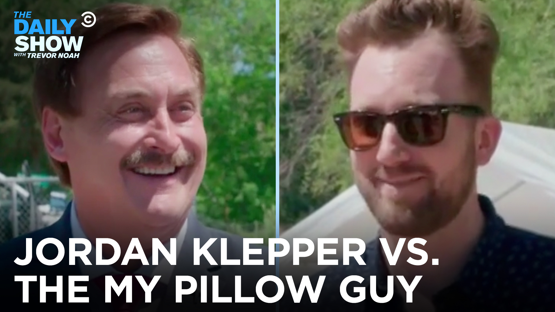 The Daily Show on Twitter "Jordan Klepper meets the My Pillow Guy Mike