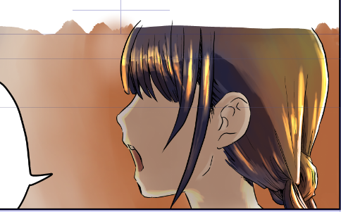 井上よしかず クリスタのエフェクトの使い方がいまいちわかっていません しかしデジタルのカラーは実力以上の力を引き出してくれるので楽しいです 1話はカラーページが多いので描きながらいろいろなエフェクトに手を出していきたいです