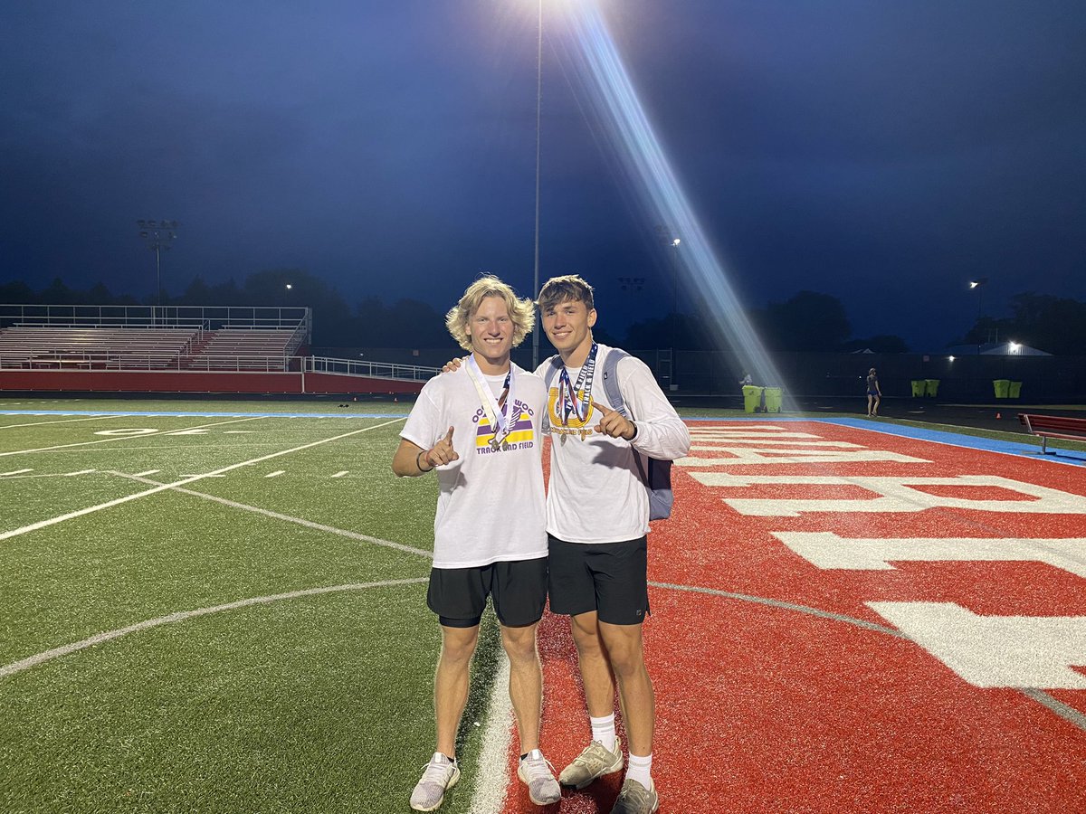 MJcalaway15's tweet photo. Got 2nd in the 200 meter dash and am State Bound! Congrats @smithryd86 on first place, can’t wait to race with you at state! https://t.co/hXVg8GEjt9
