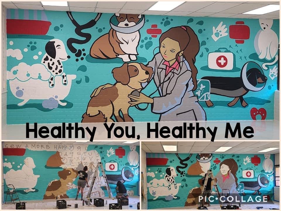 Three more murals complete for our experience rooms! #makingmagichappen
#exceptionallearning