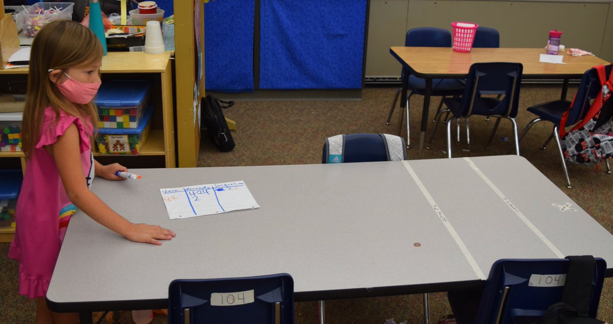 reading4fun1's tweet photo. To practice our math skills on 'P' Day we learned a new game, Push the Penny! https://t.co/4Pmzm4cb0W
