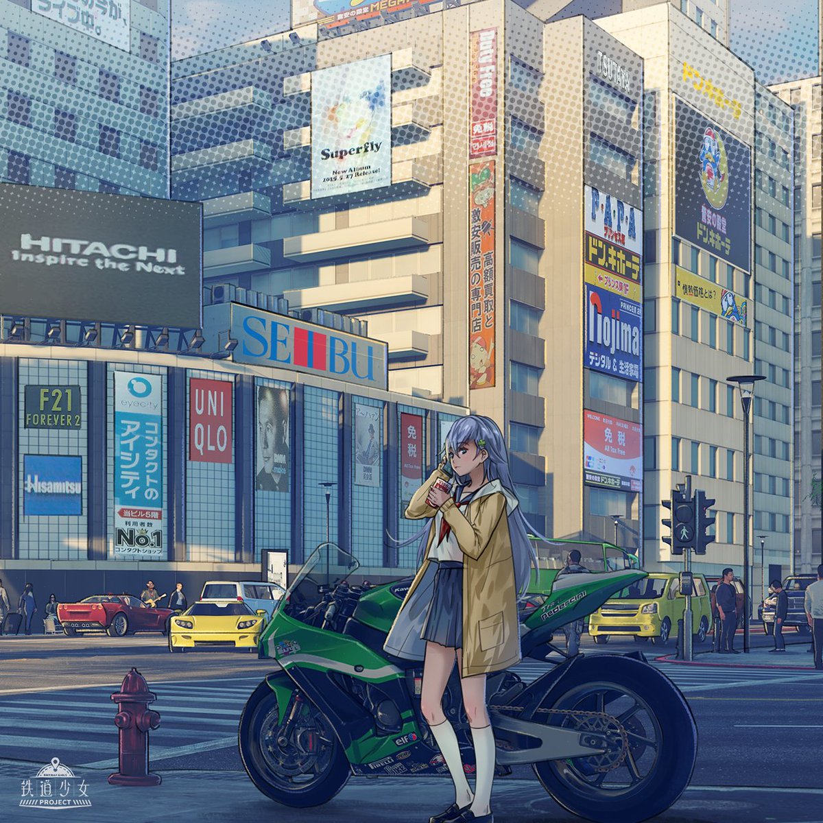 erichskua's tweet photo. #鉄道少女Project  Kawasaki kagami @moerail https://t.co/YewN2MjIvv