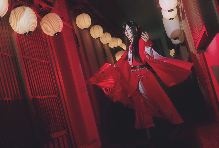 ウィッグ天官赐福 三郎 コスプレ