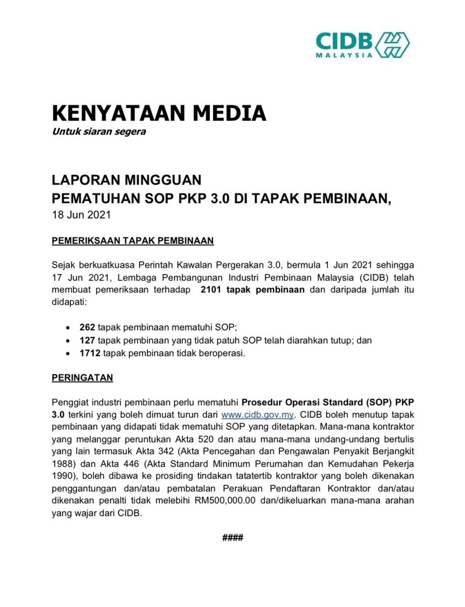 3.0 pkp sop pembinaan Senarai SOP