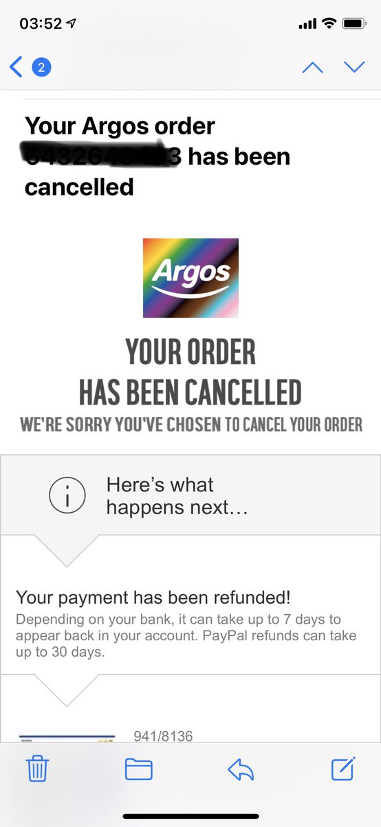 AlexisSun's tweet photo. @Samdude9000 @PS5StockAlertUK Nevermind! Straight after my conf email, Argos sends me a “Your Payment Has Been Refunded” email! Twice! https://t.co/0UXIxPXvPR