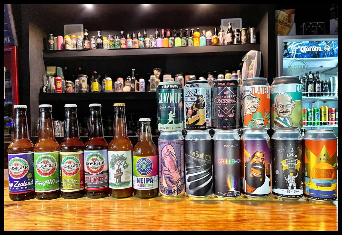 Te presentamos lo nuevo de la semana <a href="/LaInterQro/">La Internacional</a> de 
<a href="/greatdividebrew/">Great Divide Brewing Company</a> <a href="/nomadabrew/">Nómada Brewing Co</a> <a href="/LiricaCerveza/">Cerveza Lírica</a> <a href="/Errordedic/">Error de Diciembre</a> <a href="/BosigerBeer/">Bosiger Beer Brewery</a> <a href="/FallingPiano_/">Falling Piano Brewing Co.</a>  Fundadores y Santa Sabina 

TE ESPERAMOS! 🤟😎👍🍻