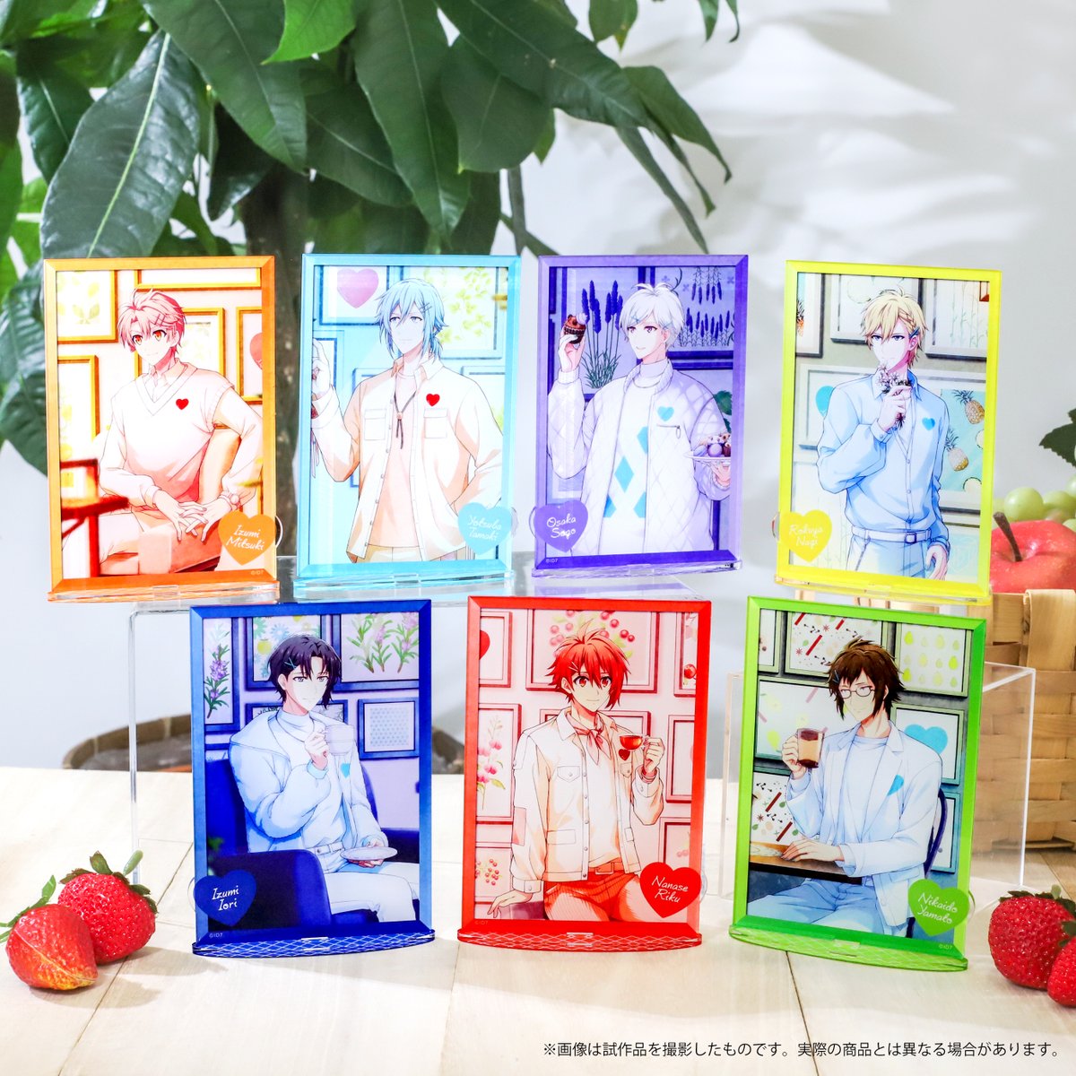ムービック宣伝中の人 V Twitter アイドリッシュセブン Mon T スイーツマルシェ ビジュアルの クリアファイル アクリルスタンド キャラバッジコレクション は本日発売 缶バッジはマット仕様 スイーツやお茶を楽しむアイドルたちとのひと時を ムービック宣伝中の人 V Twitter アイドリッシュセブン Mon T スイーツマルシェ ビジュアルの クリアファイル アクリルスタンド キャラバッジコレクション は本日発売 缶バッジはマット仕様 スイーツやお茶を楽しむアイドルたちとのひと時を