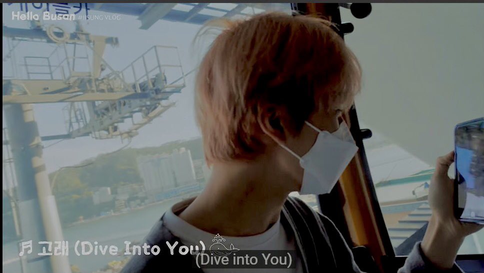 Cherriyu_chingu's tweet photo. The song really suits the scenery and mood.
His smiling eyes (^ω^)
#JISUNGVLOG
#HelloBusan https://t.co/DTYO476eW3