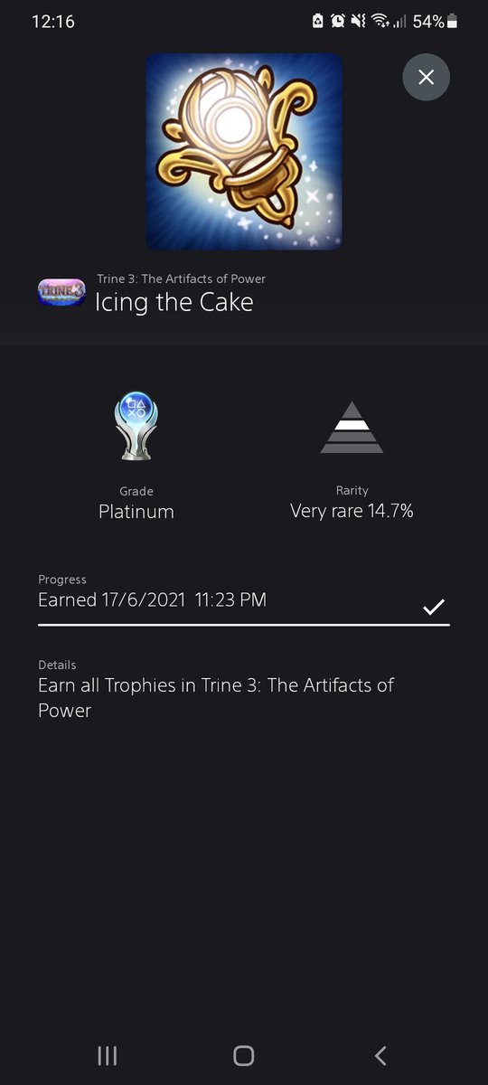 Goodie_ggg's tweet photo. Platinum Trophy #85 - #Trine3TheArtifactsOfPower - That was a pretty fun game! Was cool figuring out the little puzzles using the different character abilities.
#trine3 #twitchstreamer
#trophyhunter #achievmenthunter https://t.co/dvVir3Uq6I