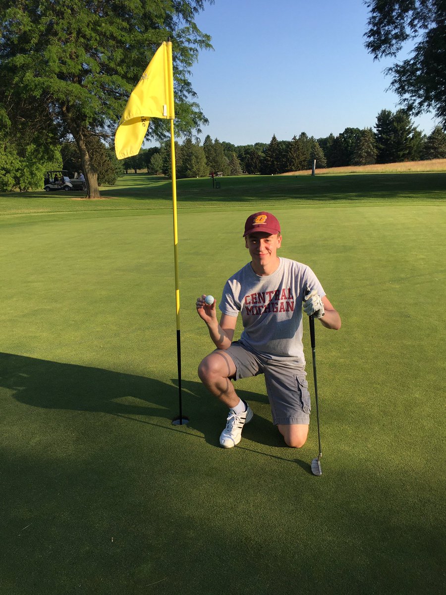 joelfritsma's tweet photo. Picked up my first career eagle tonight at Morrison Lake Golf Club on hole 10! Of course, not thinking any better, I kept using this Pro V 1 and eventually lost it by hole 15, whoops. Nevertheless, a fun evening on the course! #PGA #FirstCareer https://t.co/PoREh8Ta3O