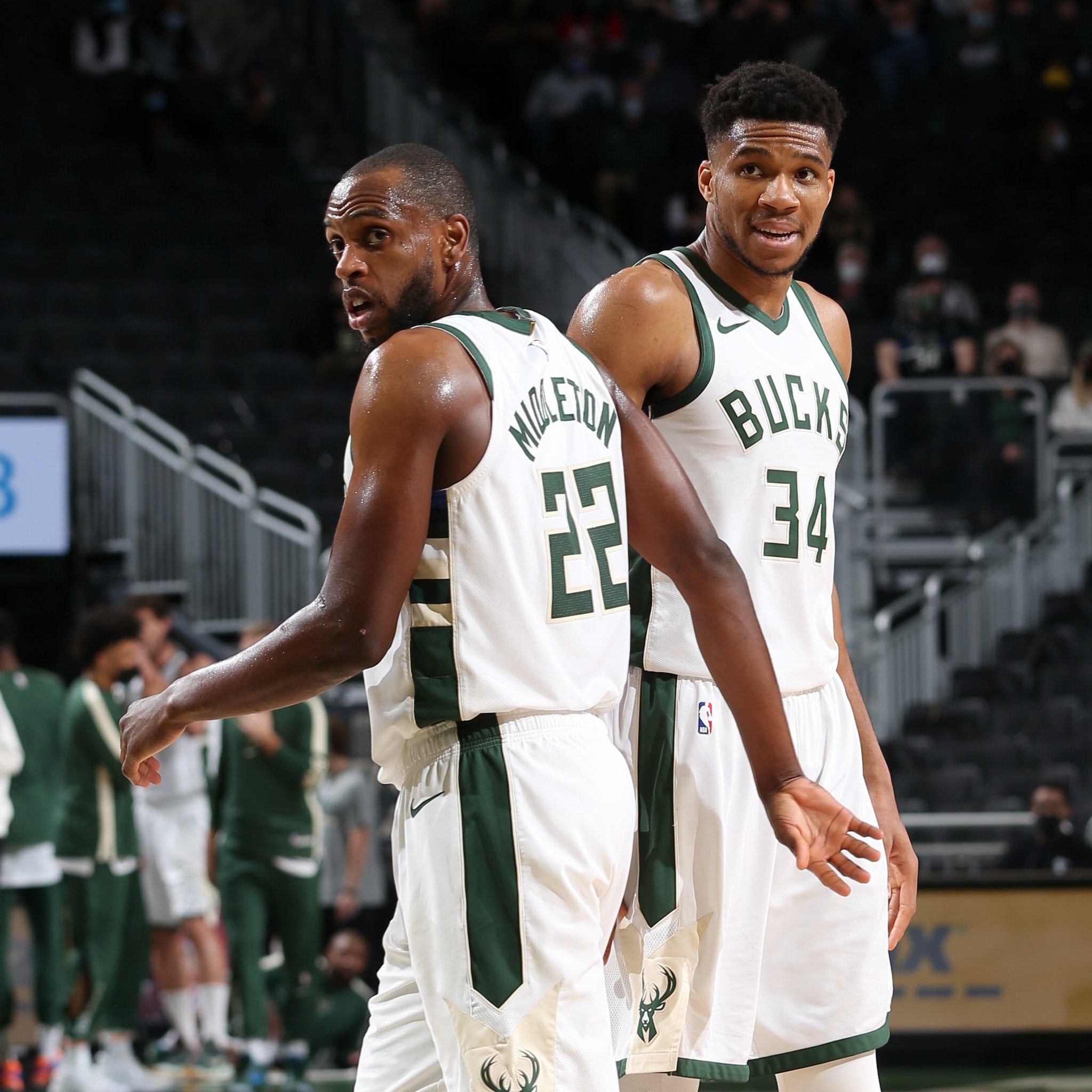 NBA History on Twitter "Khris Middleton and Giannis Antetokounmpo join