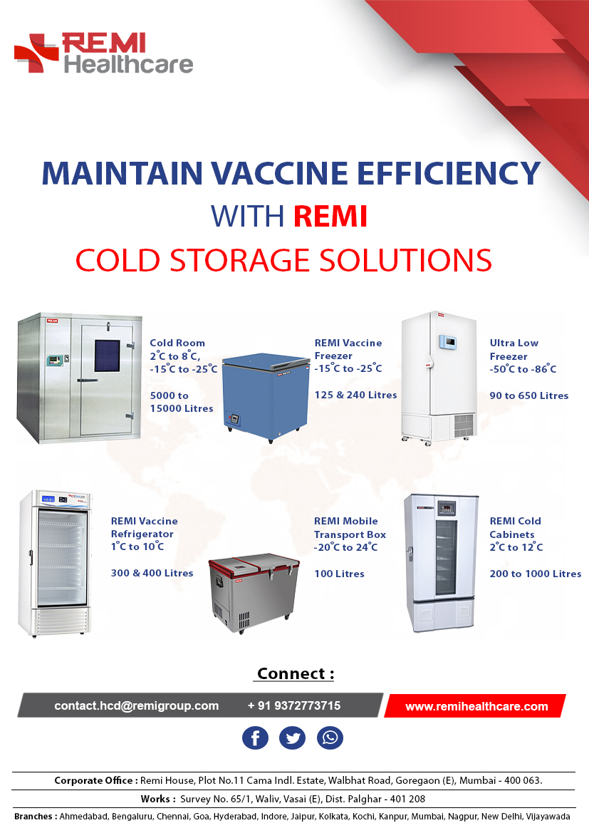 remilabworld's tweet image. Get the best of REMI&apos;s Range of Vaccine Cold Storage Solutions.
Connect on below WhatsApp link for assistance related to product catalogue, price &amp;amp; other details.
wa.me/919372773715
-
#VaccineFreezer  #CovidVaccineFreezer #coldchainstorage #coldchainlogistics #coldchain