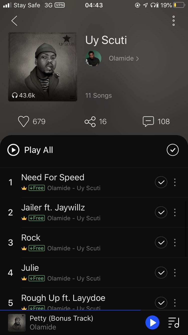 Olamide Uy Scuti Songs : Olamide Uy Scuti Lyrics And Tracklist Genius - To say the least, almost every nigerian has a favorite olamide songs on there music tracklist.