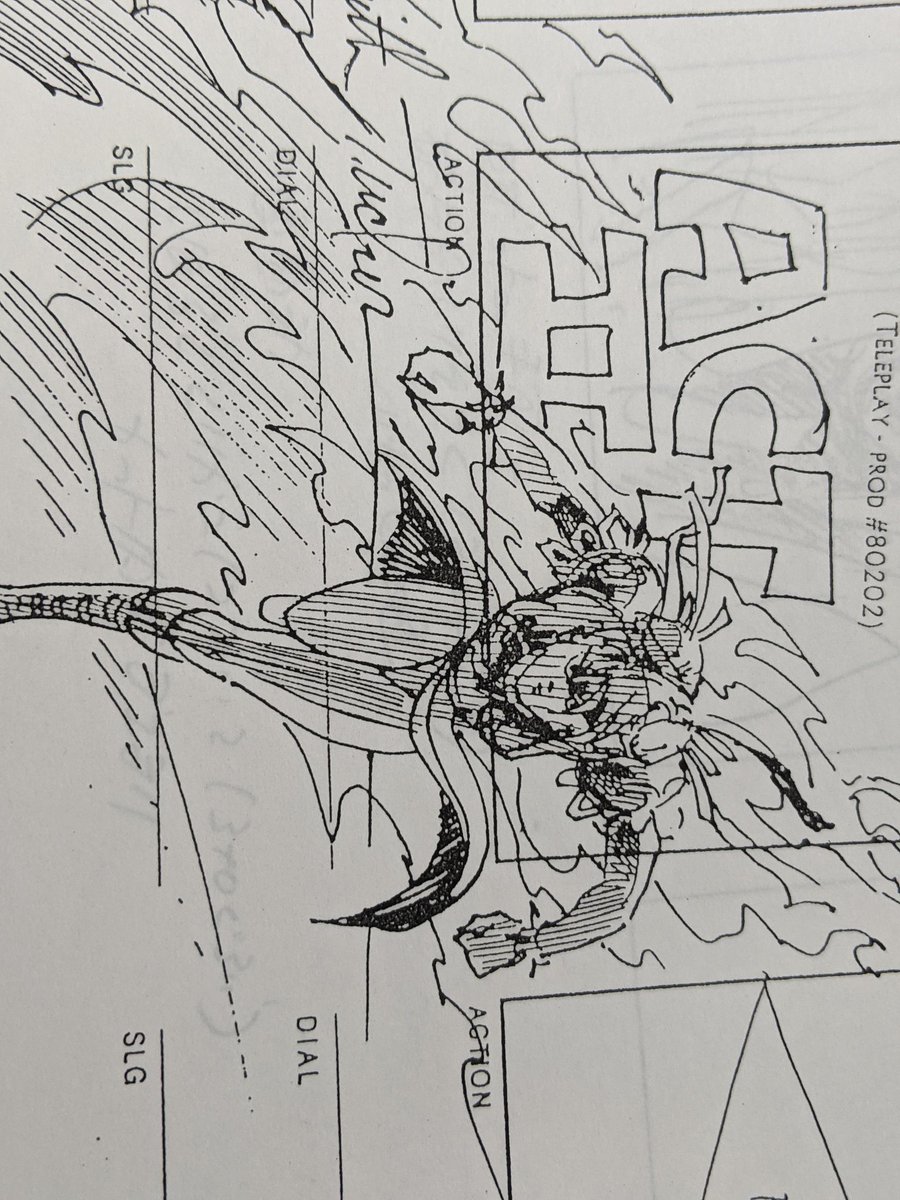 ストリートファイターUSAのコンテ。わかりやすく丁寧に描かれてます。 