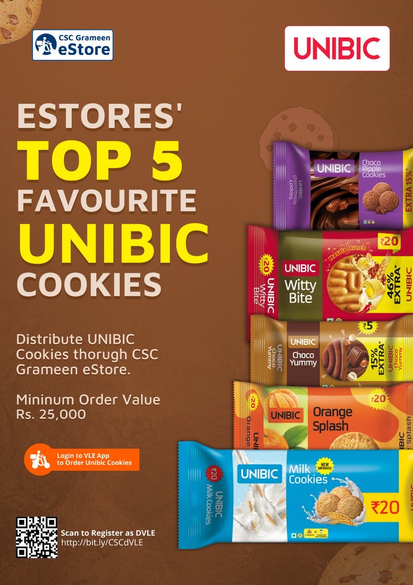 rajakishore_j's tweet photo. All eStore Dvle to order Unibic cookies ⁦@dintya15⁩ ⁦@CSCUttarPradesh⁩ ⁦@BiharCsc⁩ ⁦@CSCJharkhand⁩ ⁦@csc_south⁩ ⁦@CSCAndhra⁩ ⁦@CSCTelangana⁩ ⁦@CSCMeghalaya⁩ ⁦@CSCMadhyPradesh⁩ ⁦@CSCMaharashtra⁩ ⁦⁦@CSCHimachal⁩ https://t.co/QCSXSozUej