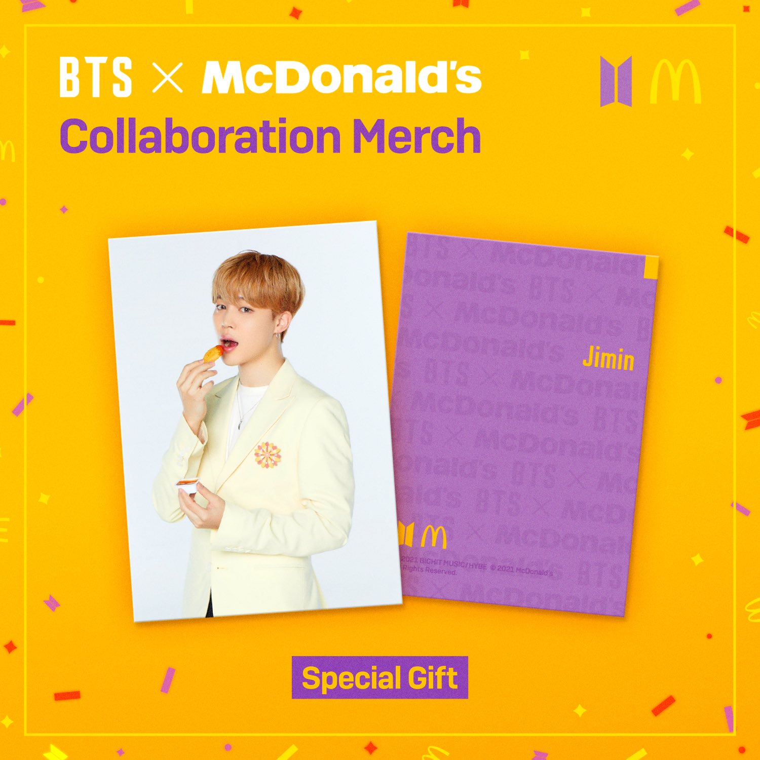 アイドル BTS x McDonald's COLLABORATION SAUCY PEN NEW Official BTS x McDonald's Saucy Pen Member Drawn