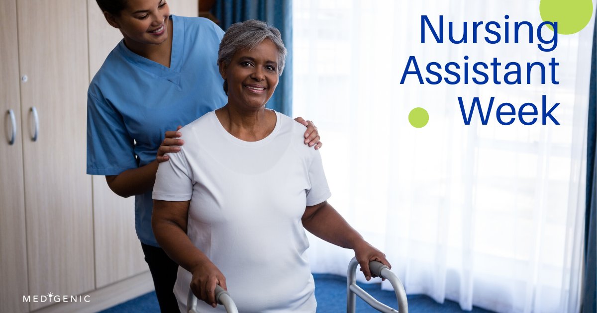 medigenic's tweet photo. Behind every great nurse is a hard working Nursing Assistant! Let's take a moment to show our support to all Nursing Assistants who have been helping our communities stay healthy. Your hard work is appreciated. #nursingassistantweek #nursingassistants https://t.co/56tz44T42b