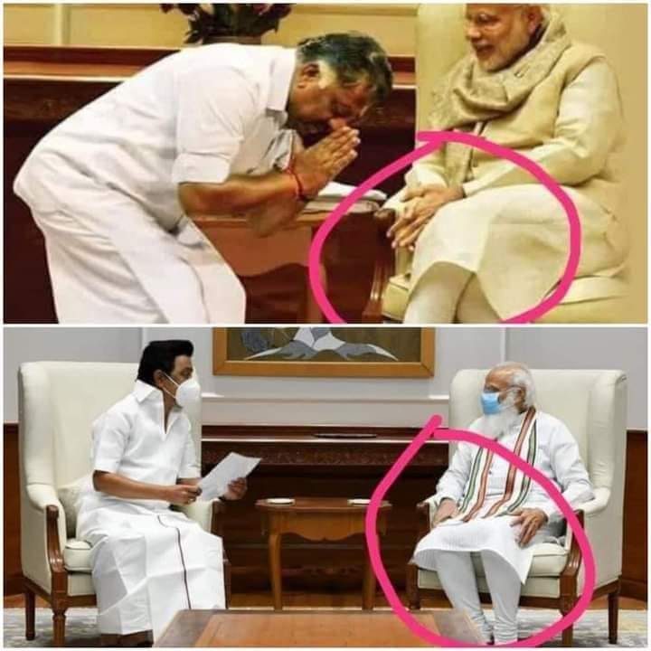 KalidassMuruges's tweet photo. Finally, Tamilnadu has a ChiefMinister with a good body language after five years @mkstalin @r_sakkarapani 

#DelhiWelcomesStalin | #StalinSarkar https://t.co/jEnFrIvp6x