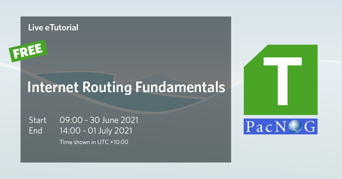 apnic's tweet photo. Heading to #PacNOG? APNIC will deliver a live eTutorial, with hands-on labs, on basic #routing concepts, protocols, and architecture at #PacNOG28: Details here: https://t.co/wGwqqvfWYo #NetOps #OSPF #BGP #NOGs https://t.co/hAkOcNHVoe