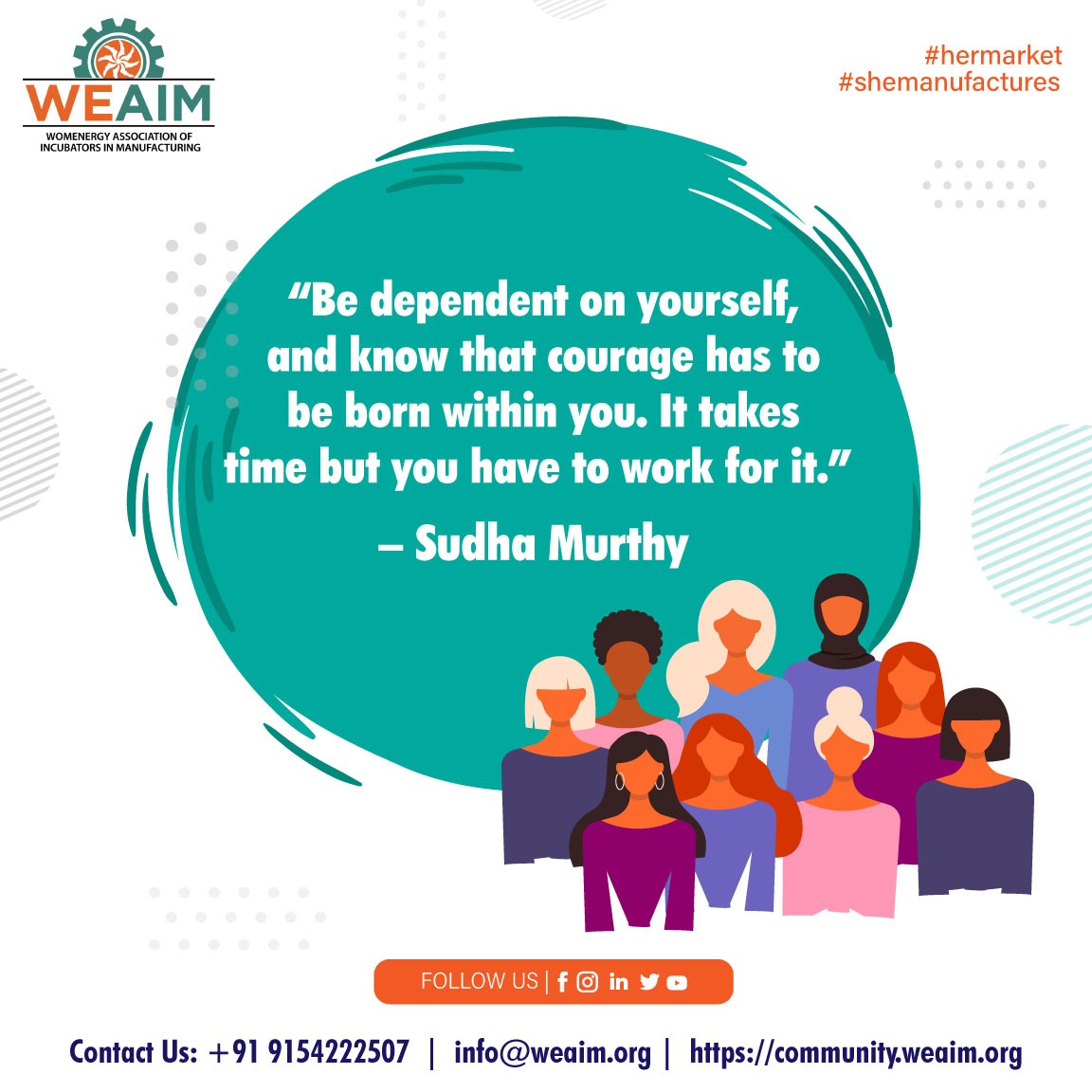 WeaimIndia's tweet photo. #opportunitytocollaborate #WEAIM #hermarket #shemanufactures #womenmanufacturers #startitscaleitcell #womenempowerment #womeninbusiness #womensupportingwomen #wemeet #founder #opportunitytogrow #startitscaleit #femaleentrepreneurs #businessowner #smallbusiness #entrepreneurs https://t.co/9rXimrOZJi