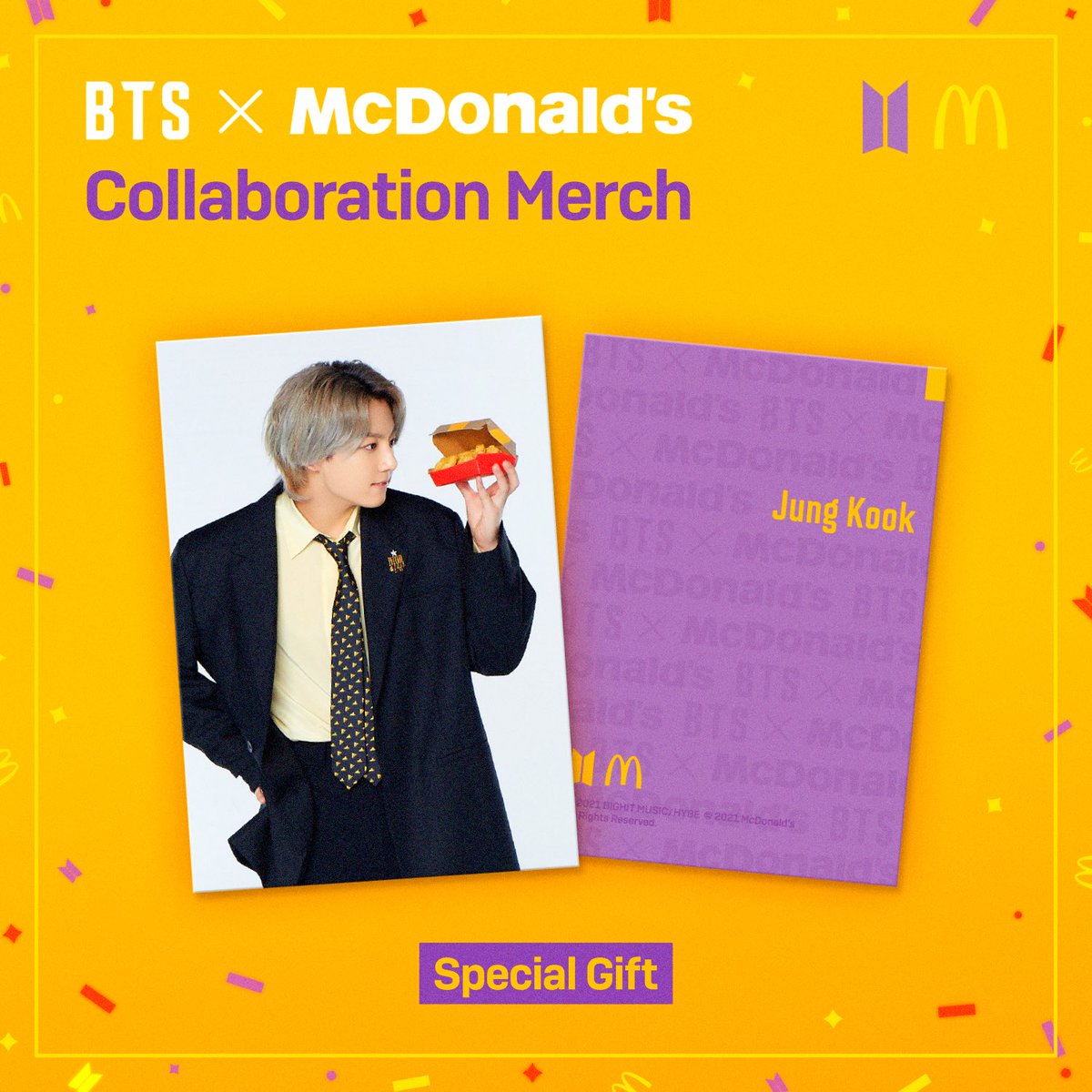kthjnv's tweet photo. — 🍔 | BTS x McDonald's Collaboration Merch
🎁Special Gift
#BTS #BTSXMcD #SaucyCollection #MeltingCollection https://t.co/U0loneJi4l