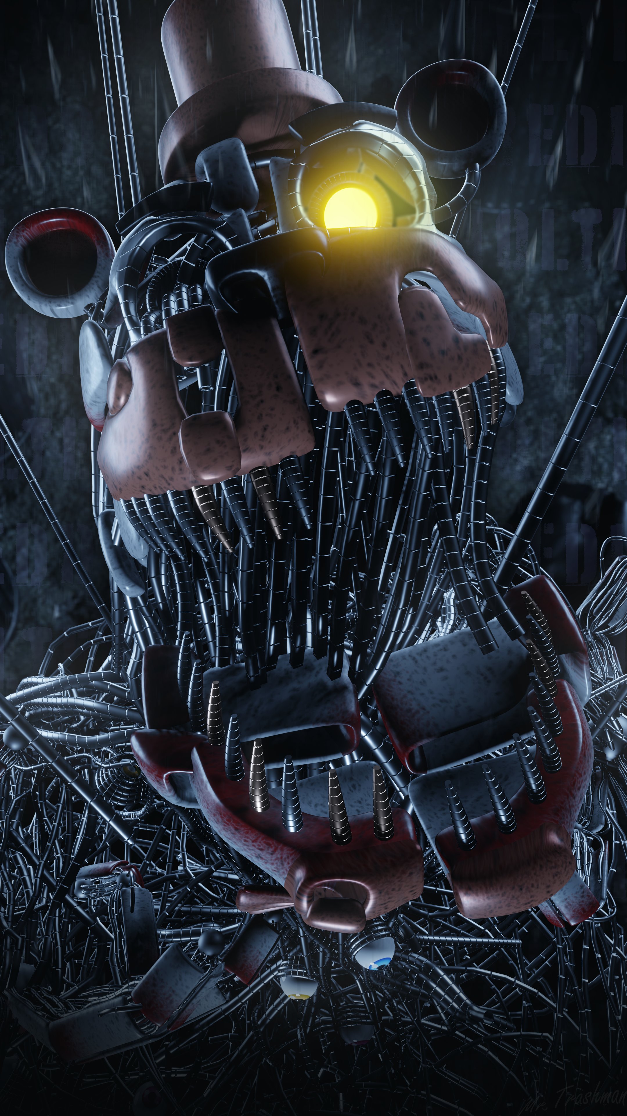 Molten Freddy Render (Poster Series)- by FahyDra on DeviantArt