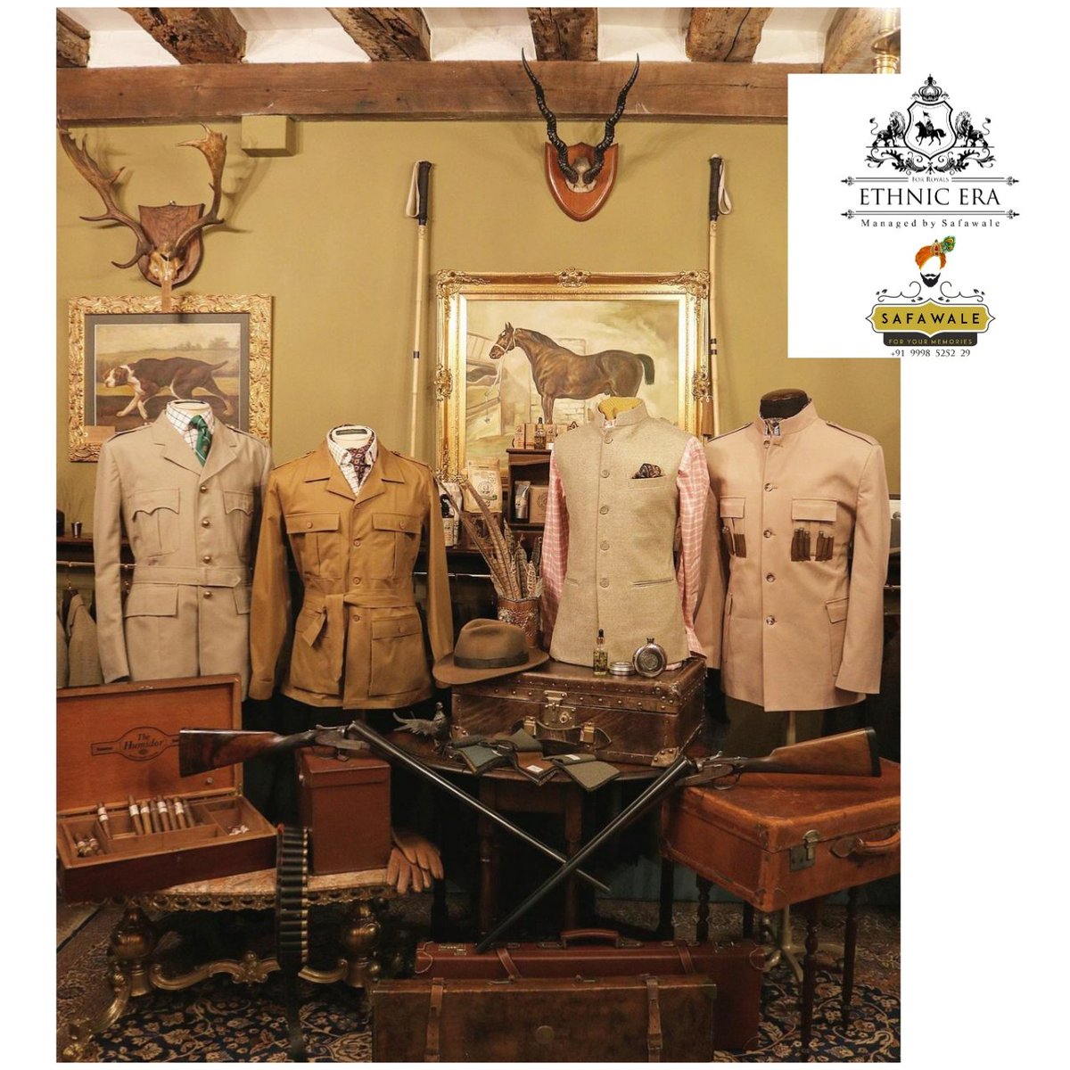 EEraForRoyals's tweet photo. #gentlemen #rajpoot  #mensfashion #dapper #class #classic #beard #smart #tie #whiskey #ootd #mensstyle #mensfashion #jodhpurs #england #hunting #bespoke #jacket #blazer #old #vintage #sport #shooting #watch #cars #polo #horse #luxury #shotgun #sartorial #ethniceraforroyals https://t.co/XN3eKuR3sM