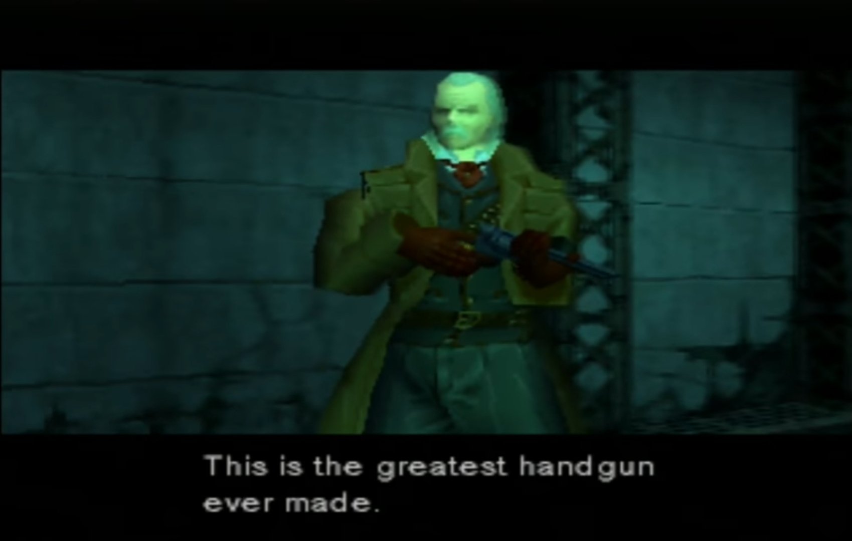 Metal Gear Out of Context on Twitter: "Within MGS1 and MGS2, Ocelot never  really shows any attraction to anyone. However there are moments like him  stroking the Single Action Army and referring