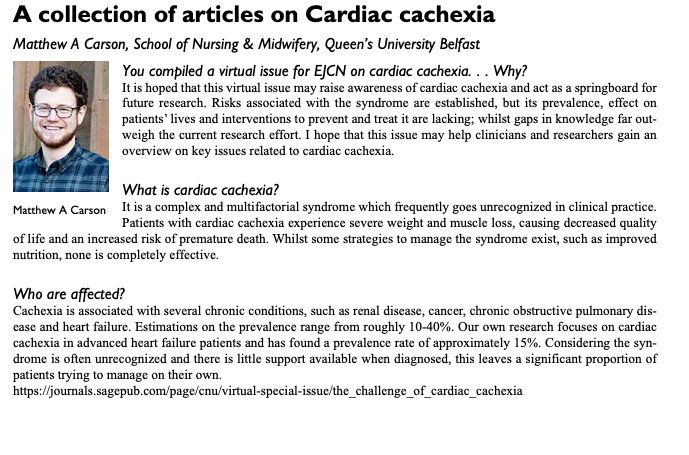 European Journal of Cardiovascular Nursing (@editorejcn) on Twitter photo #EuroHeartCare Oral Abstract on #HeartFailure
<a href="/MattCar91954301/">Matt Carson</a> presenting on the prevalence and effect of cardiac #cachexia in advanced #heartfailure
Read more about the research of Matthew in one of our heartbeats: doi.org/10.1177/147451…
<a href="/OUPMedicine/">OUP Medicine</a> <a href="/ESC_Journals/">European Society of Cardiology Journals</a> #EuroHeartCare Oral Abstract on #HeartFailure
<a href="/MattCar91954301/">Matt Carson</a> presenting on the prevalence and effect of cardiac #cachexia in advanced #heartfailure
Read more about the research of Matthew in one of our heartbeats: doi.org/10.1177/147451…
<a href="/OUPMedicine/">OUP Medicine</a> <a href="/ESC_Journals/">European Society of Cardiology Journals</a>