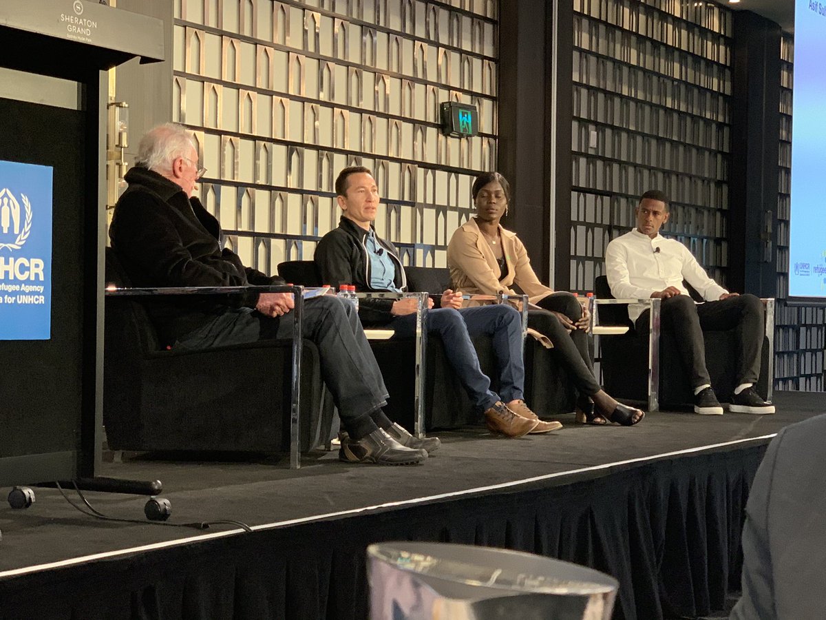 AndyPaschalidis's tweet photo. Awesome fundraising lunch by @UNrefugees showcasing 3 special refugee athletes and also announcing the inaugural Les Murray Refugee Recognition award. #WorldRefugeeDay @RefugeesMedia @SBS @miketomalaris @peterfilopoulos @SBSNews @TheWorldGame @footballnsw @FootballAUS @Socceroos https://t.co/B1vFAcwNTr