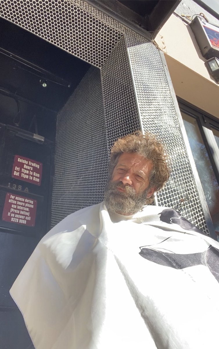 FLOKI_AU's tweet photo. What are you guy think about Cheval? Isn’t he look cooler? with a meal even better right?
#Haircuts4Homeless #Perth #Love https://t.co/2BOXJ04ZgT